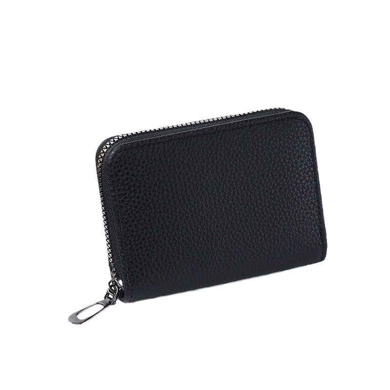 New Accordion Men's Card Case Zipper Wallet Women's Multi-Functional Multi-Card Slot ID Holder