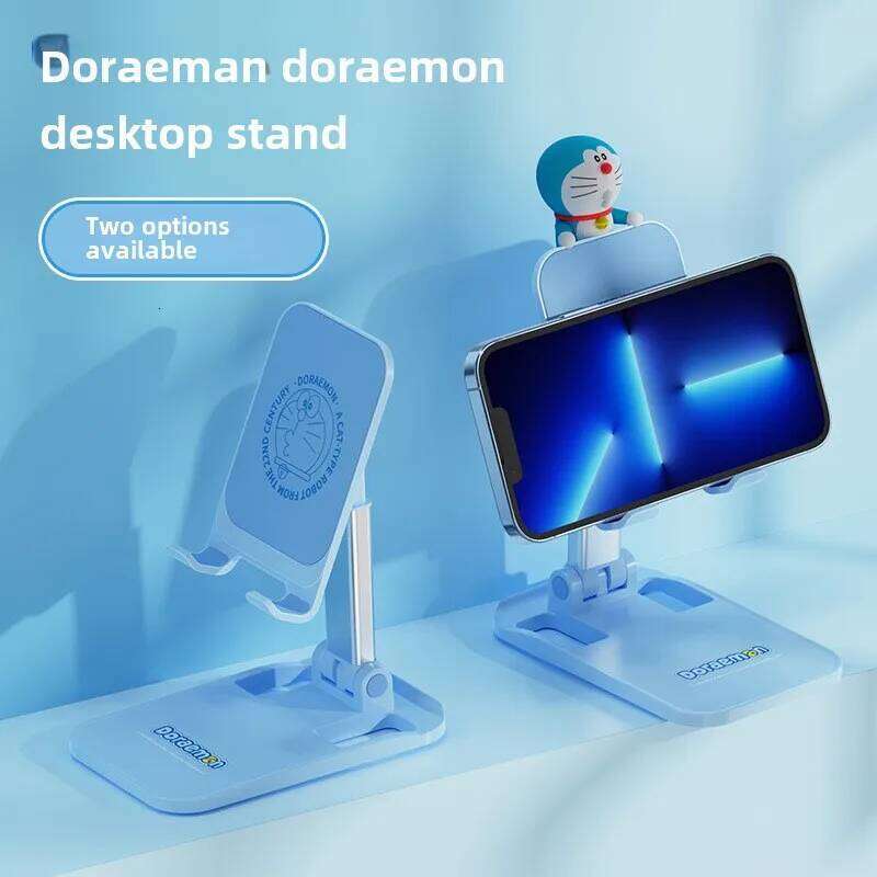 New Doraemon Desktop Folding Cartoon Creative Live Watching Drama Lazy People Adjustable Lift Cell Phone Stand