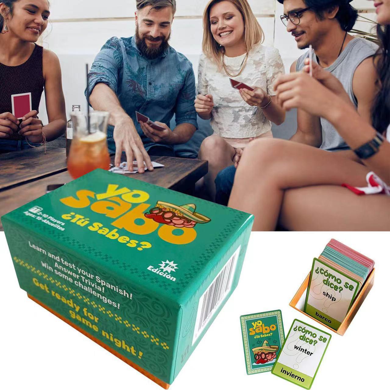 Yo Sabo Card Game - Engaging Latin Style Party Entertainment
