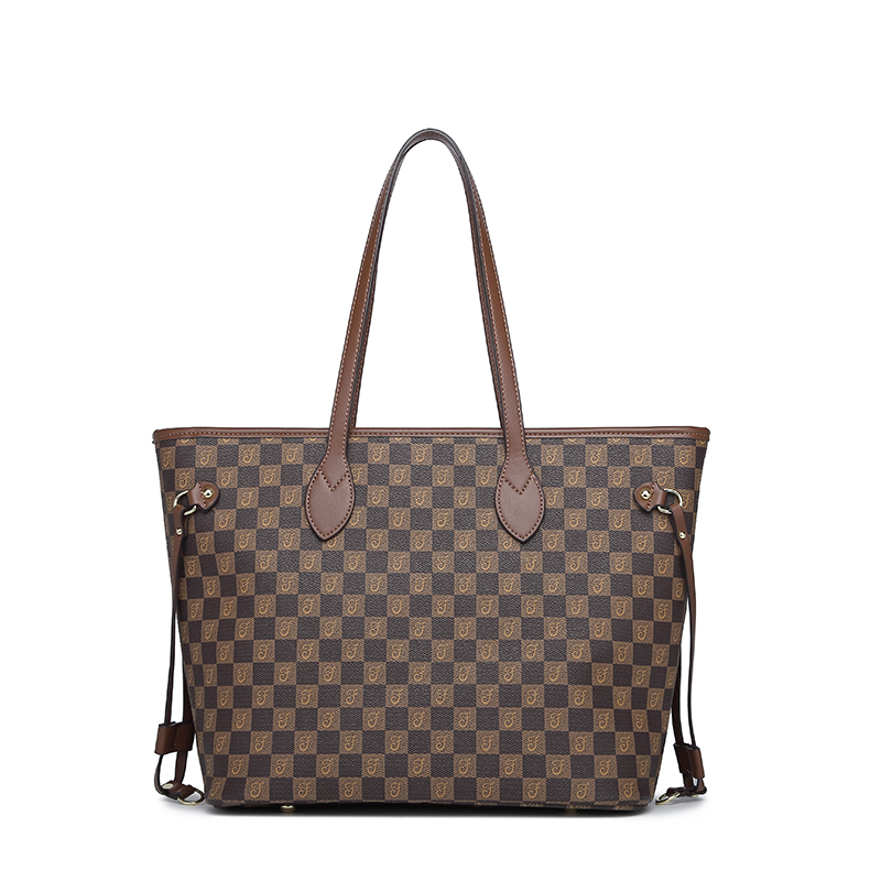 MKF designer bag free shipping Light luxury High quality casual tote bag versatile classic Check Plaid Tartan vintage handbag for woman