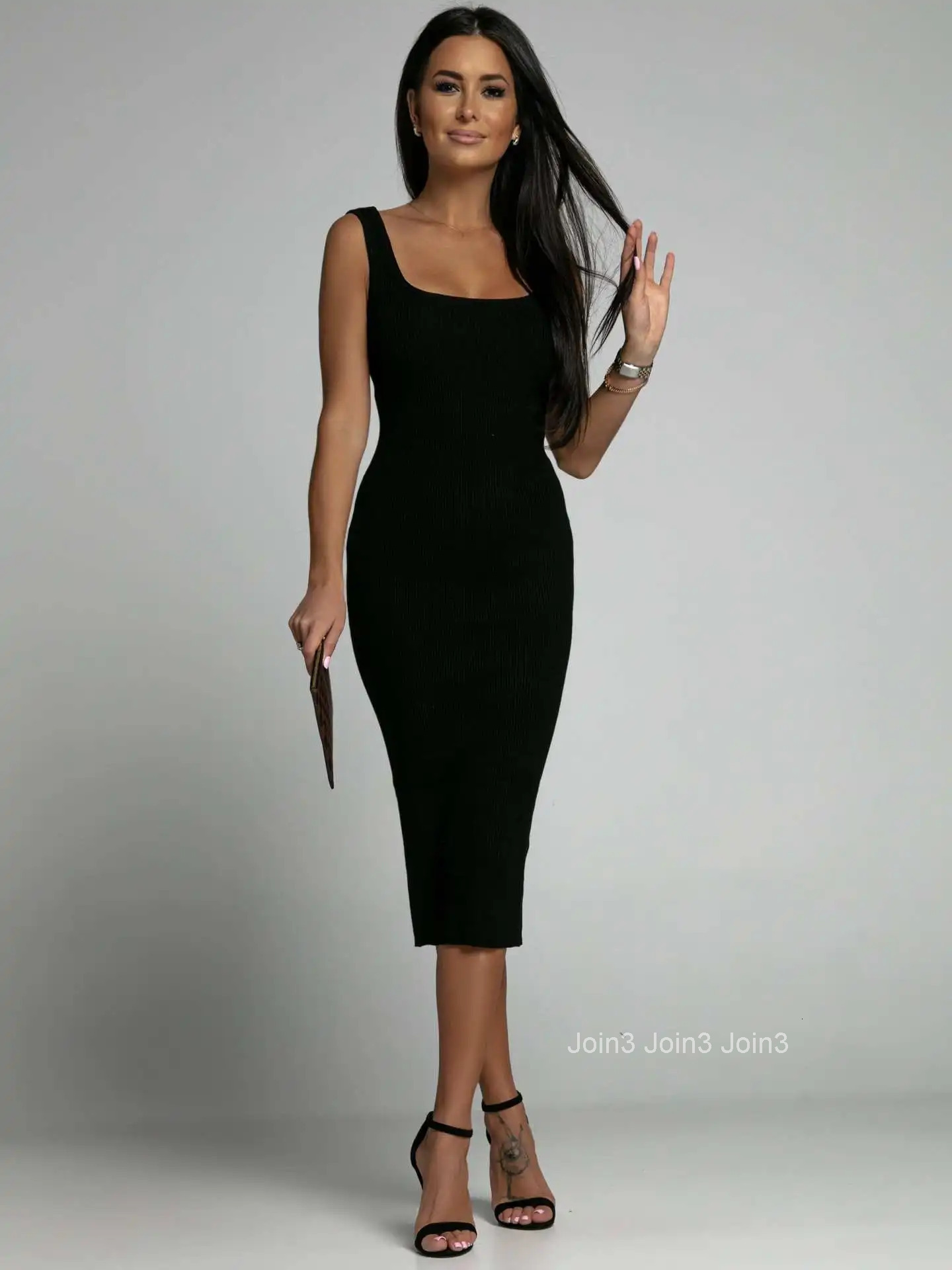 Summer Sexy Womens Dress White Ribbed Bandage Dresses Long Dresses Female Clothing Trendy Fashion Elegant Skinny Ladies