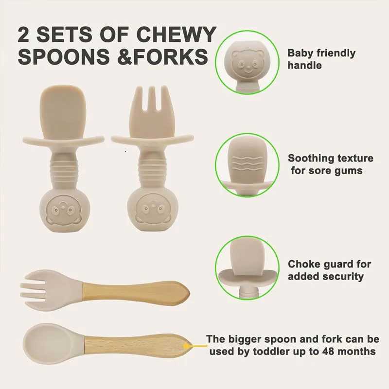 Personalized Name Baby Feeding Set Kids Silicone Plate Bowl Straw Cup Customized Childrens Tableware Baby Supplies Newborn Gift X250806