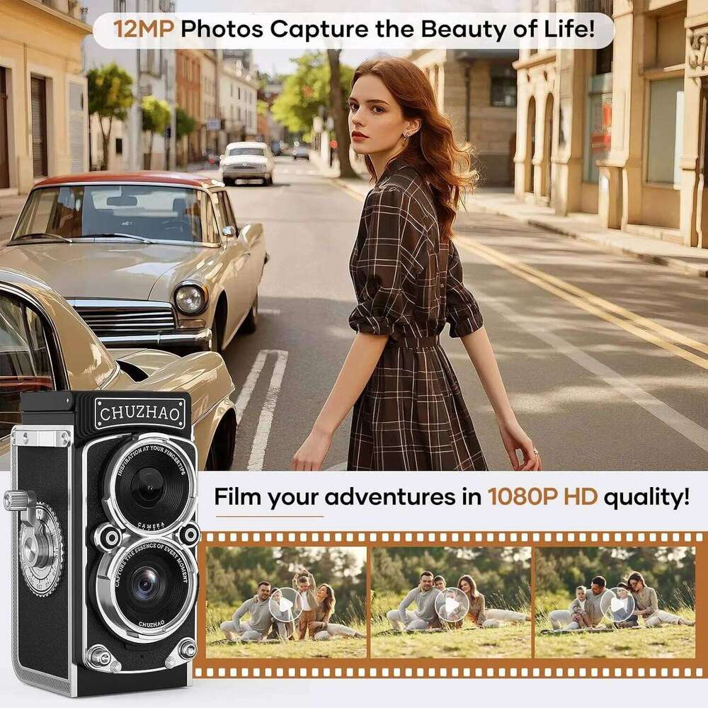 Designer Brand Mini In Retro Digital Portable Retro Camera with GB MP Photo AF P FHD Video Mah Battery