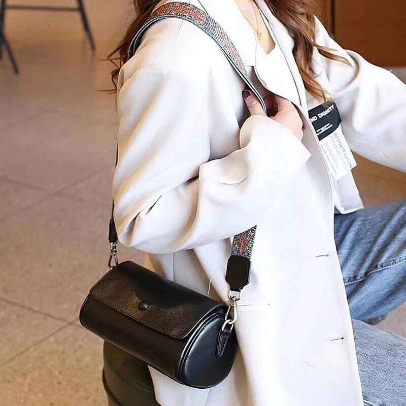 Women Natural Cow Real Leather Shoulder Bag Female Designer Handbag Ladies Soft Retro Crossbody Underarm Bags Purse 250731