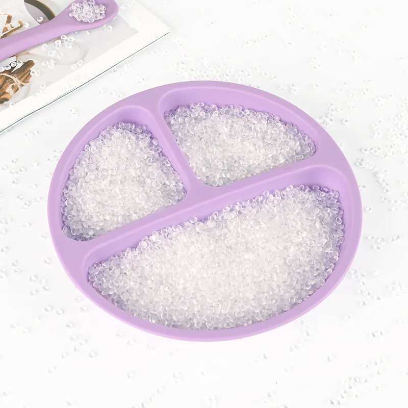 Baby Silicone Plate with Suction - Easy Clean up Non-Slip Feeding Dish for Infants Toddlers Retro Kids Smile Face Bowl X250806