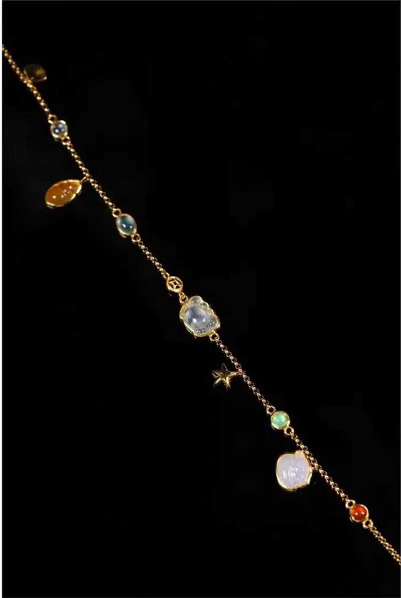 Summer Crab Duck Small Conch Starfish Shell Anklet Women Exquisite Everything With Fashion Light Luxury Temperament Ankle Chain Y250805