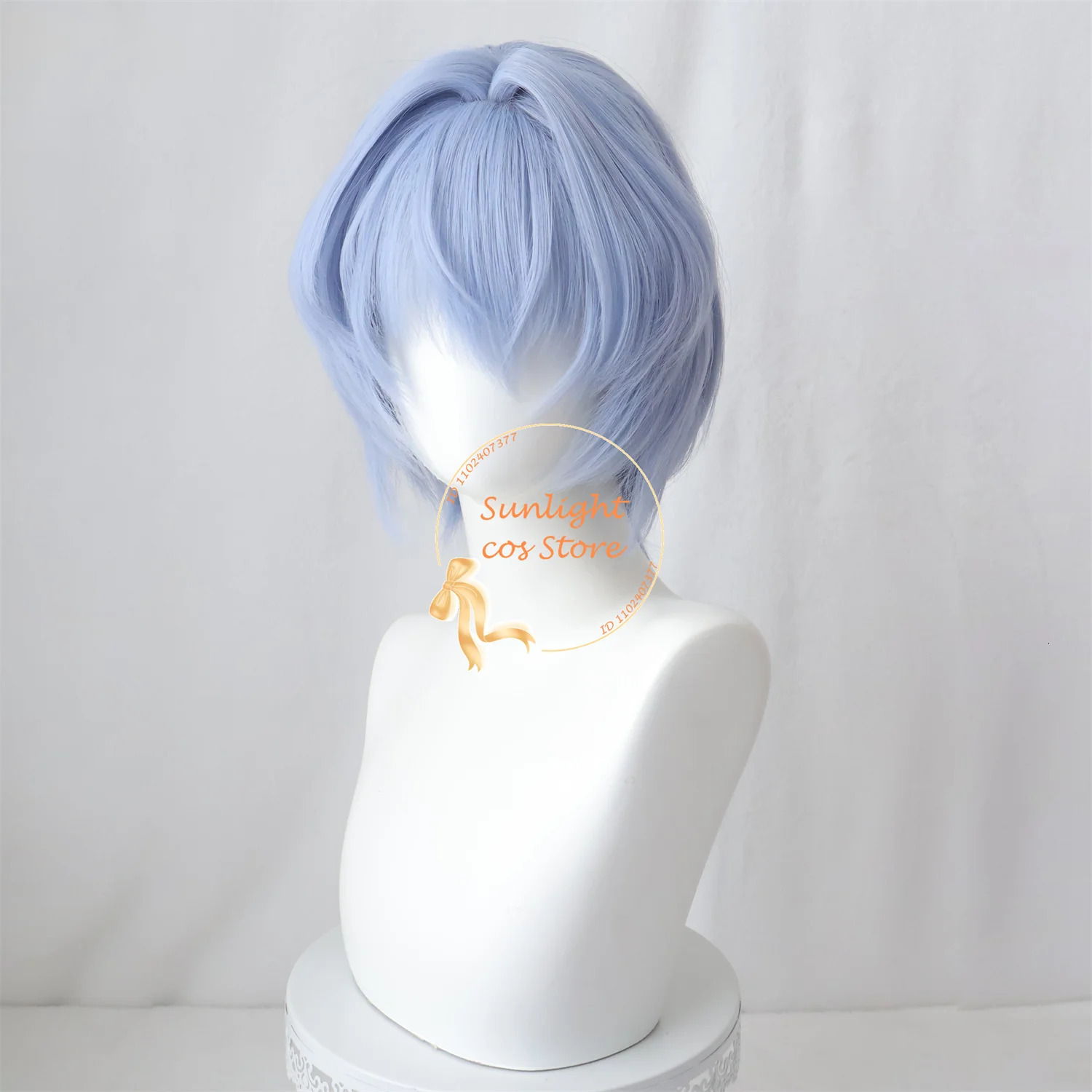 Ayanami Rei Cosplay Wig 30cm Short Blue Rei Ayanami Anime Cos Wigs Heat Resistant Synthetic Hair Halloween EVA Wig Wig Cap 250805
