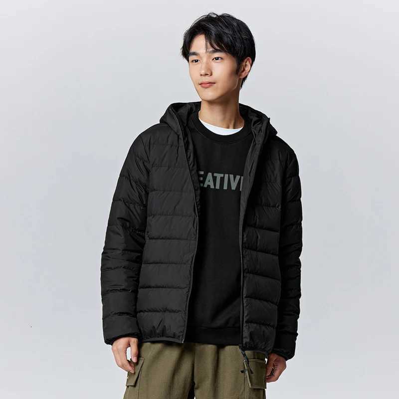 Polished Down Jacket Men 2023 Winter New Trendy Windproof Waterproof Lightweight Coat W250806