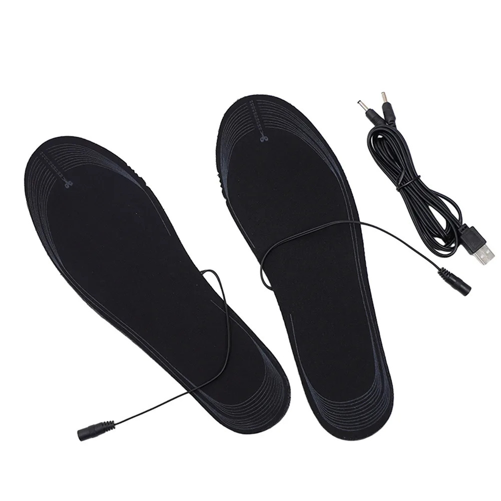 Unisex Electric Foot Warmer Adjustable Temperature Rechargeable Heated Insoles Multifunctional for Winter Fishing Hiking Camping 250805