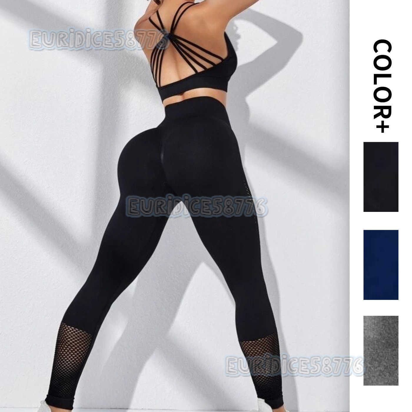 Yoga Outfit Outdoor Sports Hollow Out Hip Lift Yoga Pants Sports Set Women Cross Beauty Back Fitness Outfit Yoga Set H250806