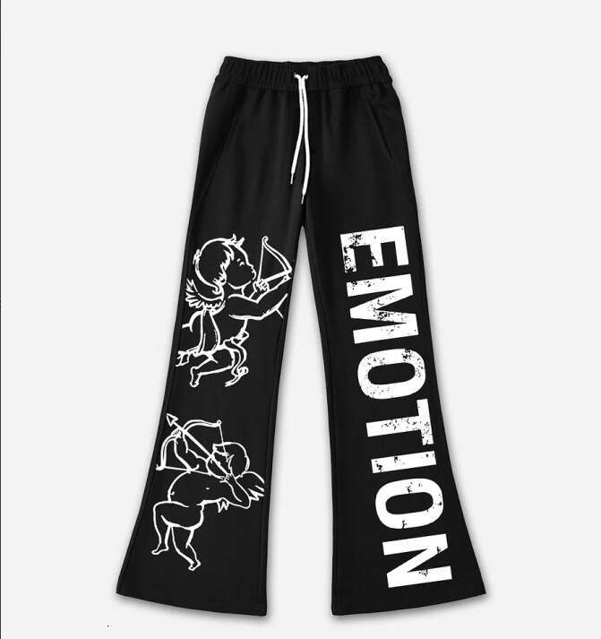 2025 Fflirtion Skull Trendy Brand New Printed Gothic High Street T-Shirt Versatile Crew Neck