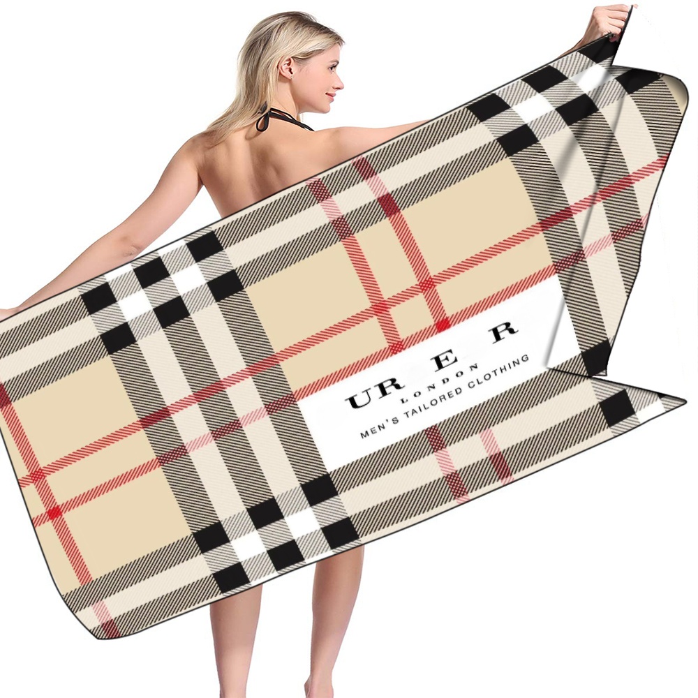 New summer luxury grid Towel classic letter logo 150cm-75cm towels designer beach towels fashion brand bath bathroom products absorbent 160-80cm bath towel towels