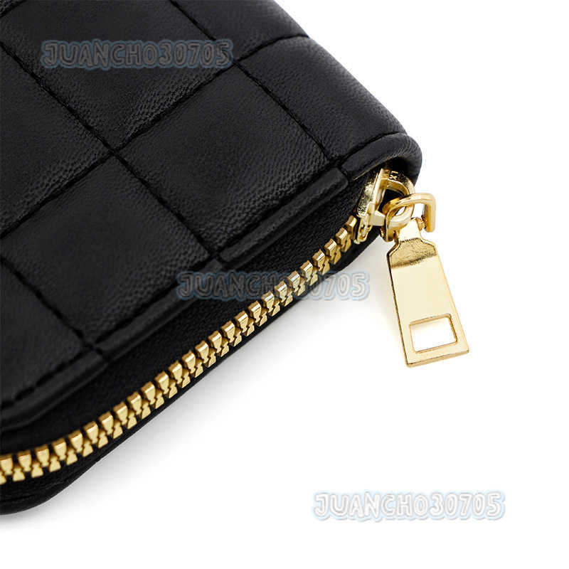 New Womens Card Holder Simple Style Subtle Pattern Accordion Card Holder Large Capacity Multi-card Slot Card Holder Zipper Bag Clutch H250806