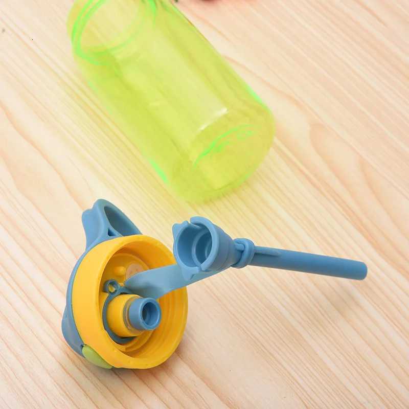 Children Straw Cup Outdoor Sports Water Bottle 480ml PC Plastic Creative Gift BPA Free Drinking Water Portable Sports Bottles X250806