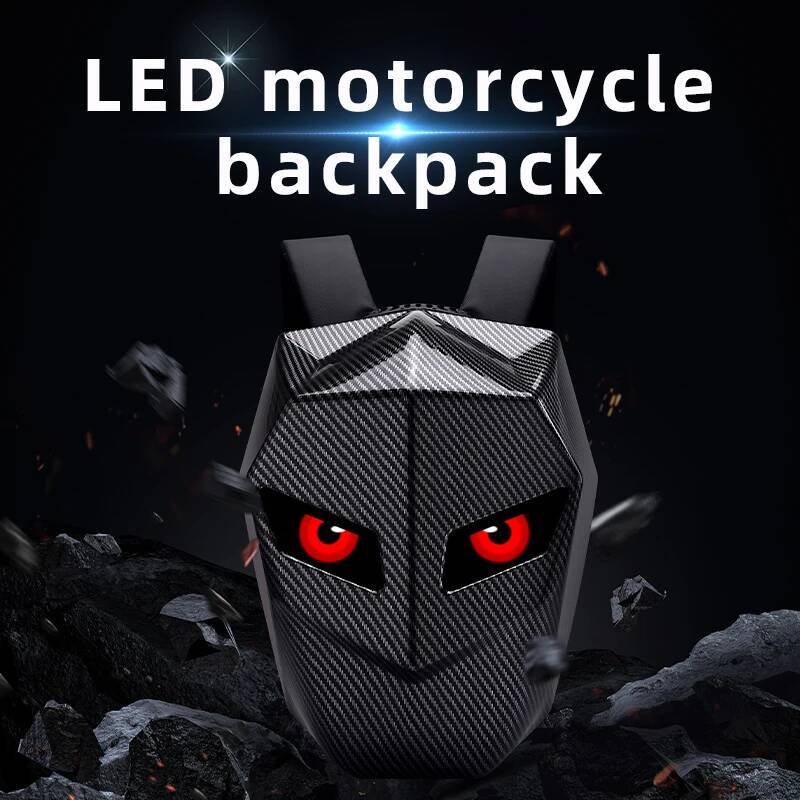 For Man Hard Shell LED Motorcycle Cycling Helmet for woman Business Travel Waterproof Laptop Backpack high-quality