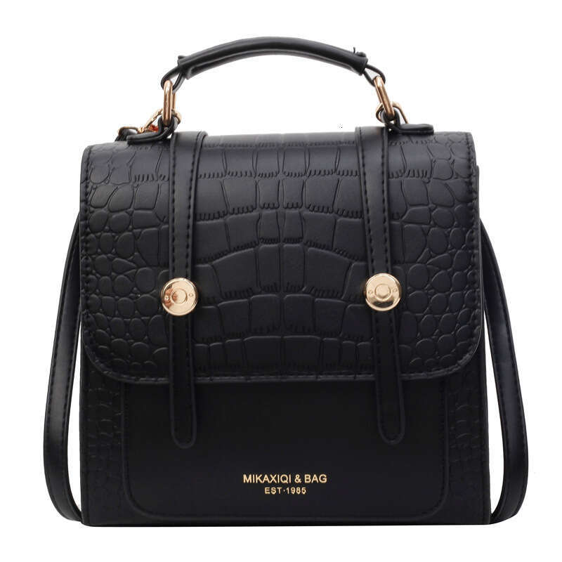 Leather backpack - crocodile leather - embossed texture, high-end niche design, fashionable ideal choice - smart women's work and social occasion