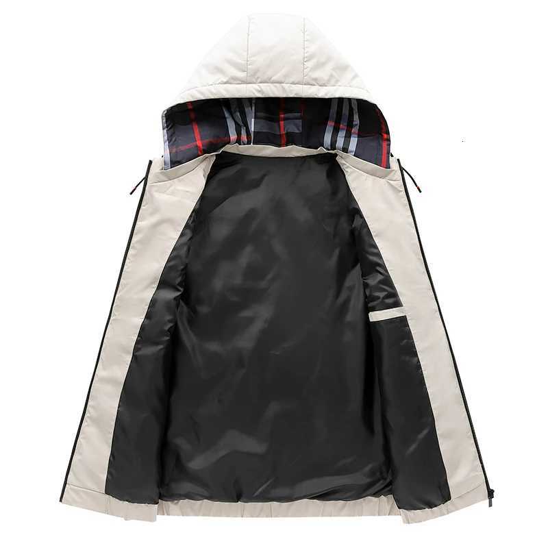 Mens Warm Down Vest Hooded Warm Wind-proof Fashion Simple Design Loose Version of The Comfortable Fabric Skin-friendly Coat W250806