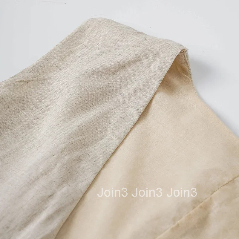 Womens Casual Linen Sleeveless Dress V-Neck Chic Elegant Cotton-Linen Blend Summer Fashion Sexy Chic New Arrival Vestidos