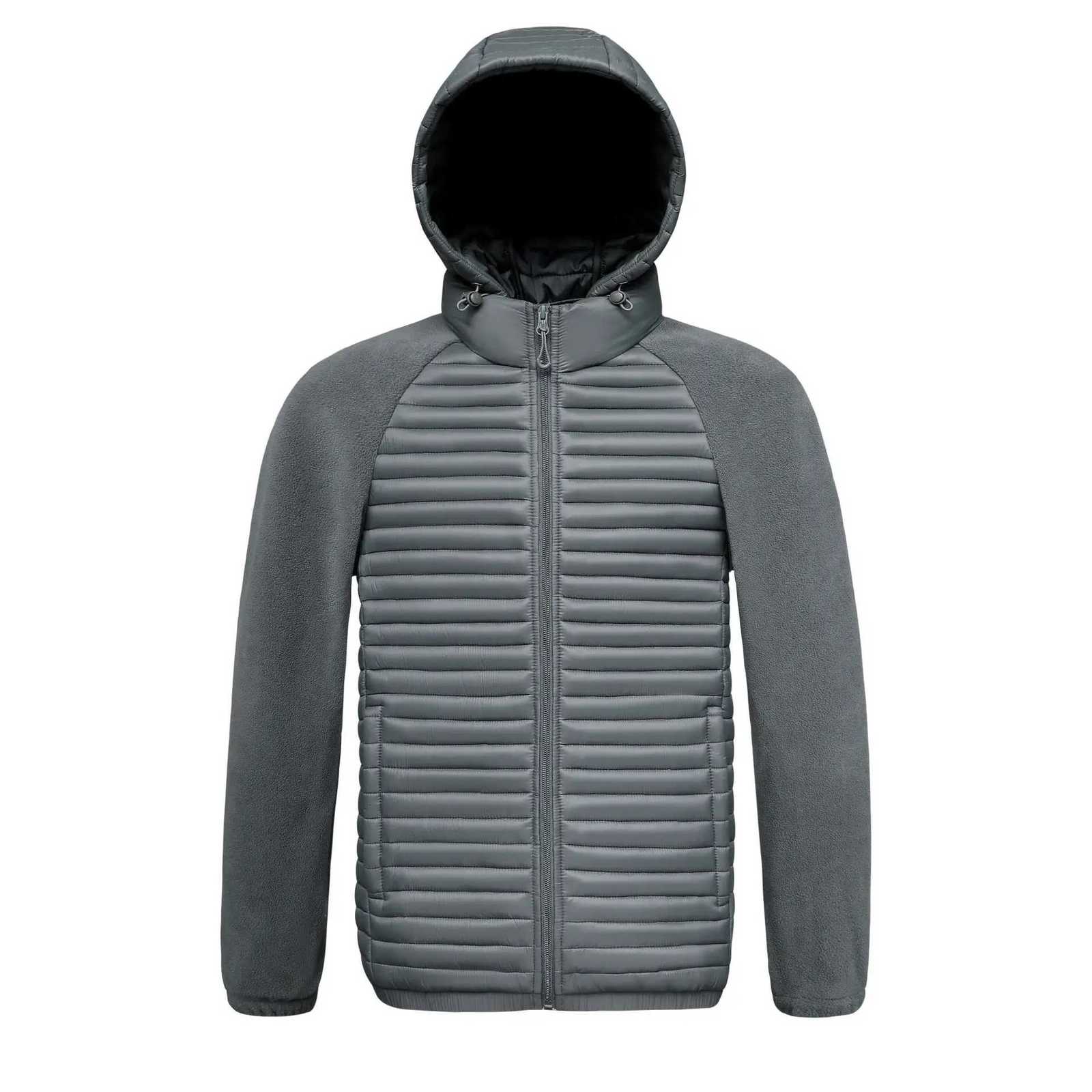 8XL size 2025 new solid color coat with detachable hooded cotton-padded jacket winter cotton-padded jacket for men W250806