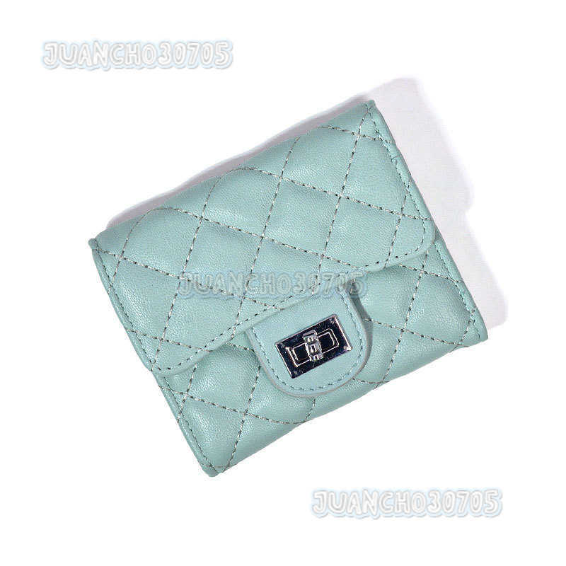2025 New Small Fragrance Style Quilted Wallet Zipper Wallet Simple Womens Wallet Large Capacity H250806