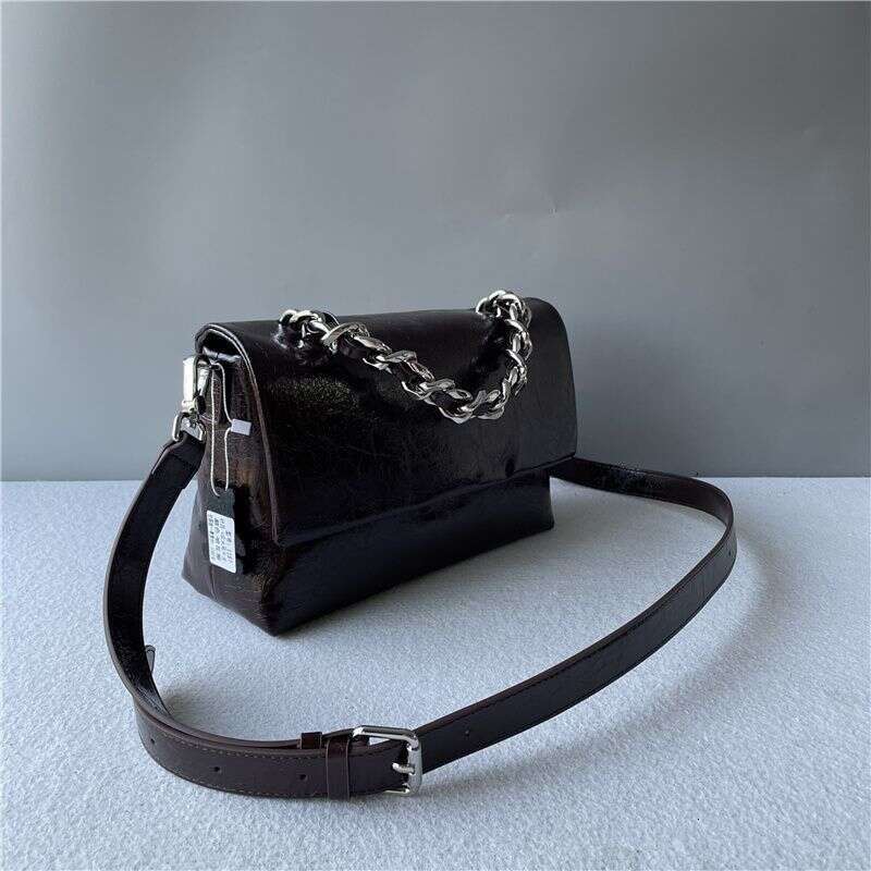 Designer Bag Tote Shoulder Bag High Quality Top Layer Oil Wax Cowhide Handbag Crossbody Commuting Versatile Large Capacity Fashion Women S