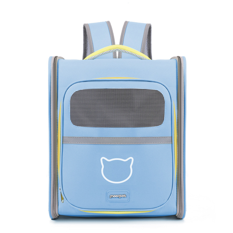Large size cat and dog backpack, soft edged cat bag, animal harness, travel dog harness as fabric pet home toy