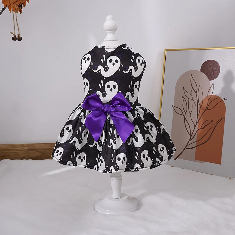 Pumpkin Pet Skirt for Small to Medium Dogs Teddy Bichon Poodle Dog Clothes Style Pet Apparel for Halloween 250805