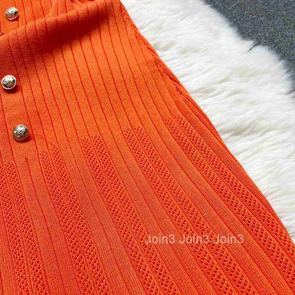 YuooMuoo Summer Women Knitted Long Dress Brand Fashion O-neck Buttons Bodycon Sweater Dress Elegant Lady Office Vestidos