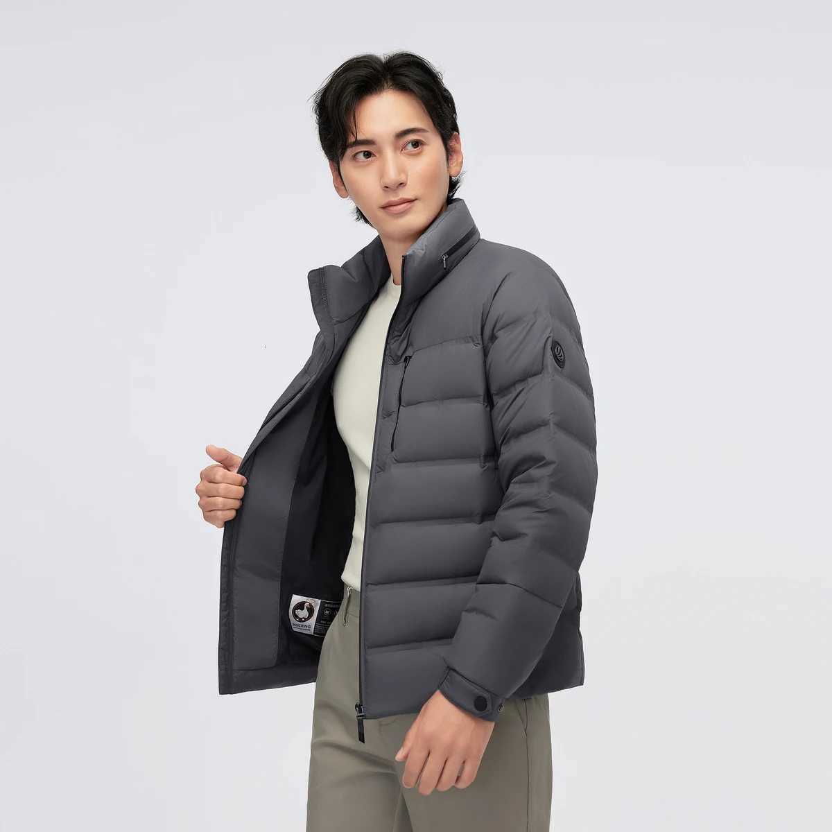 BOSIDENG down jacket for men 90% goose down jacket with stand collar smart casual outerwear Puffer Jacket W250806