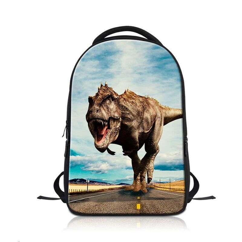 Men's Business Computer Backpack Outdoor Casual Travel Glacier Dinosaur Print Tablet Laptop Bag