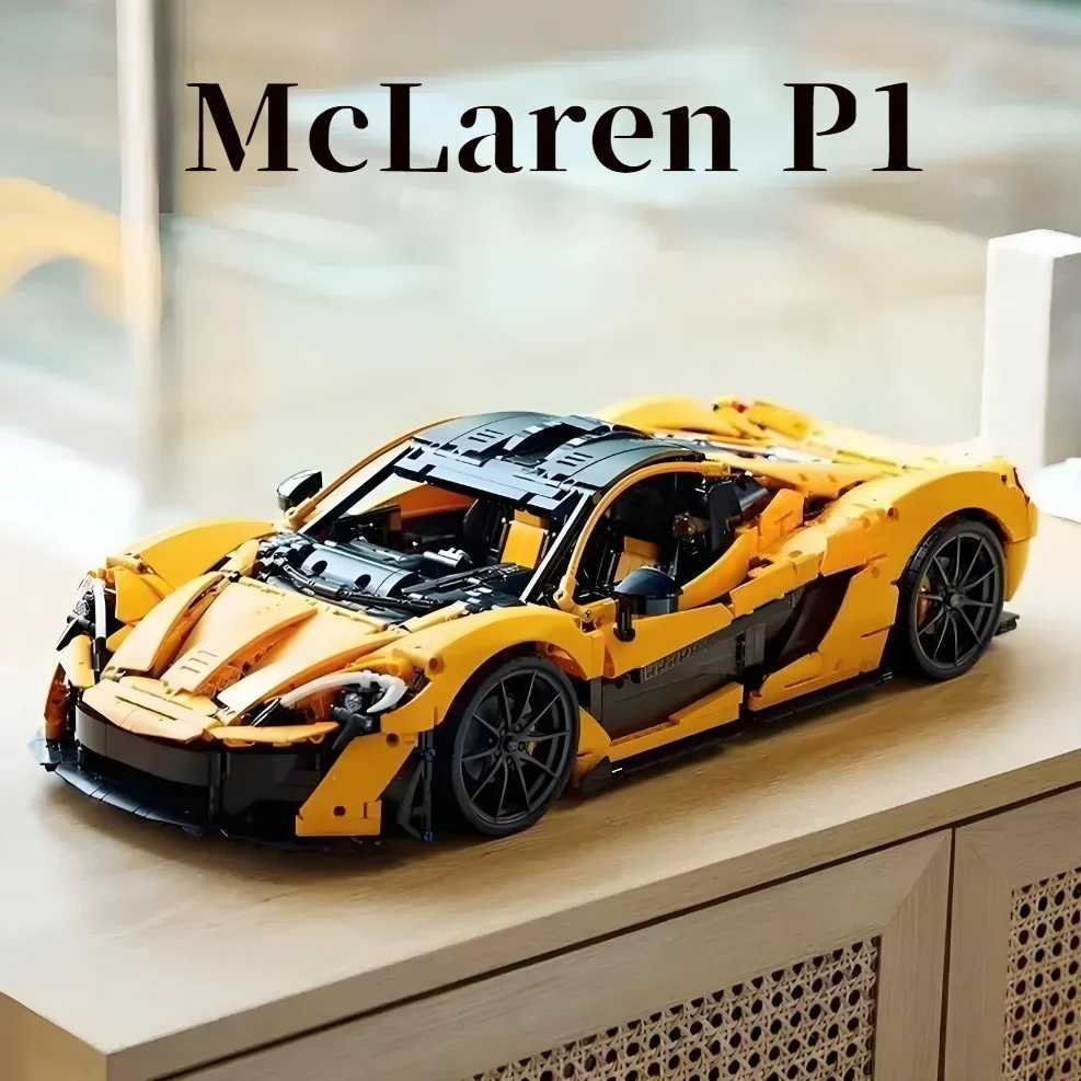 3893Pcs Technical Building Blocks Compatible 42172 McLaren P1 Moc Bricks Model for Adults Sports Car Toys for Boys Christmas Gifts C251027