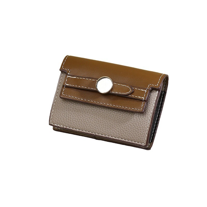 New Women's Simple Korean Style High-end Multi-card Slot Exquisite Premium Accordion Card Holder Advanced Sense Coin Purse