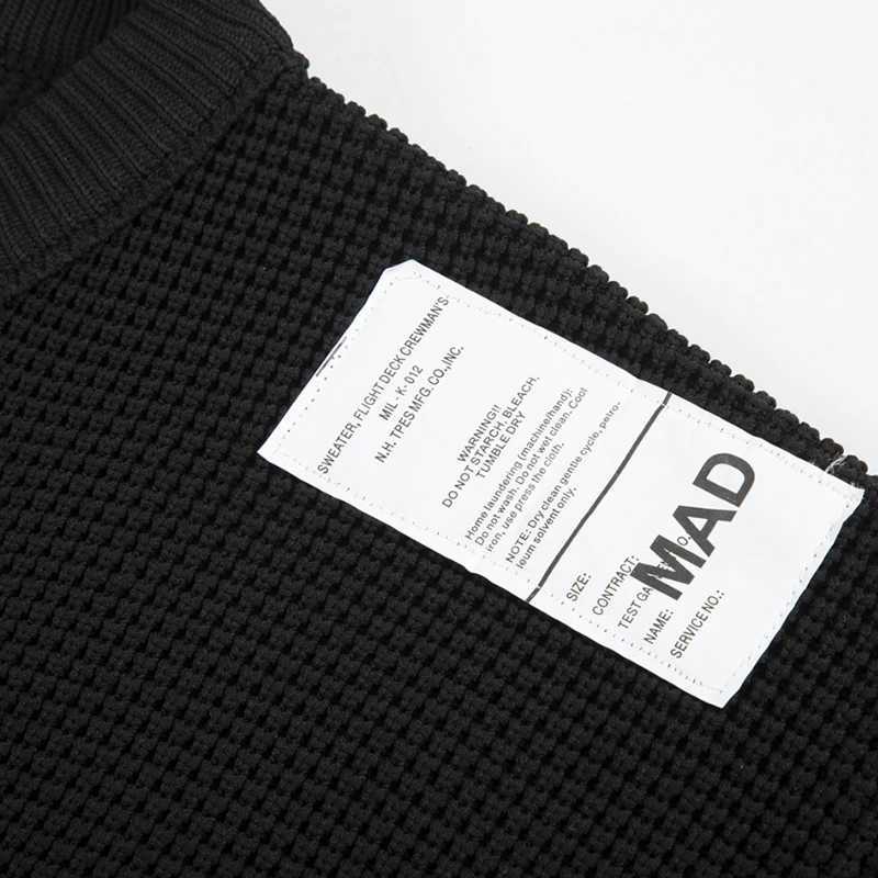 Autumn Winter Madness Sweaters High Quality Outdoor Men Women Recreation Heavy Fabric MDNS Pullover W250806