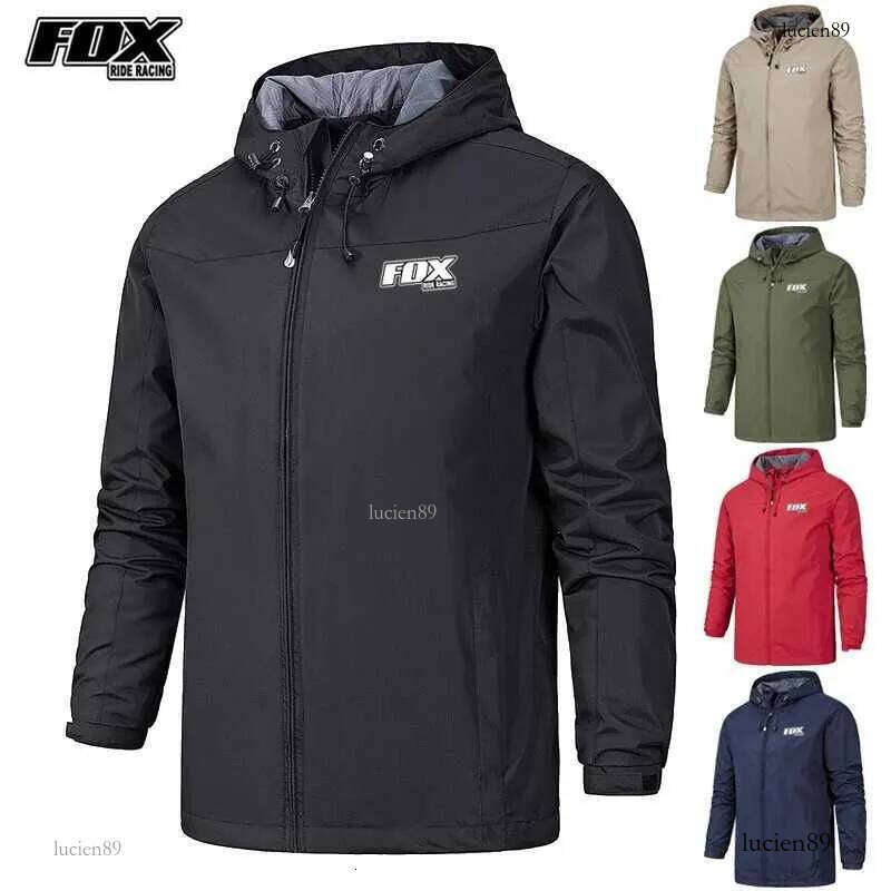 Men's Jackets FOX RIDE RACING Bicycle Jacket Windproof Motorcycle Clothing Mtb Jersey Bicycle Mens Windproof Bicycle Chaqueta Bicycle T240925