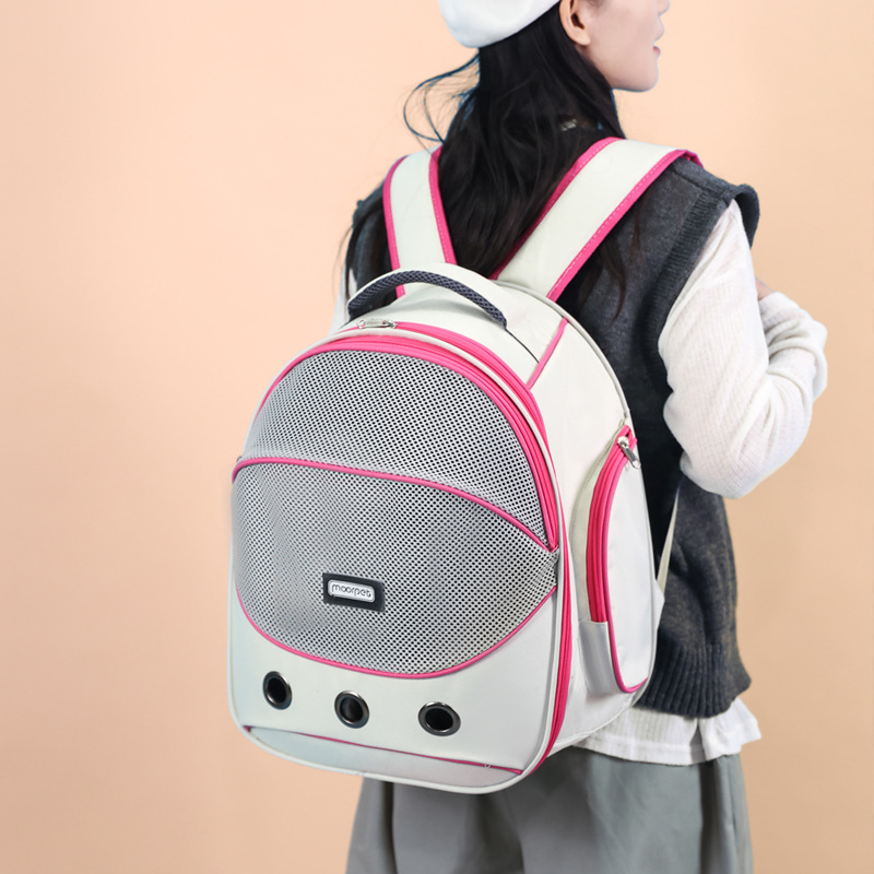 Beni Pet Cat bag, pet bag, portable backpack for going out, hand-held breathable cat bag, double-shoulder breathable, side-opening large space new sty