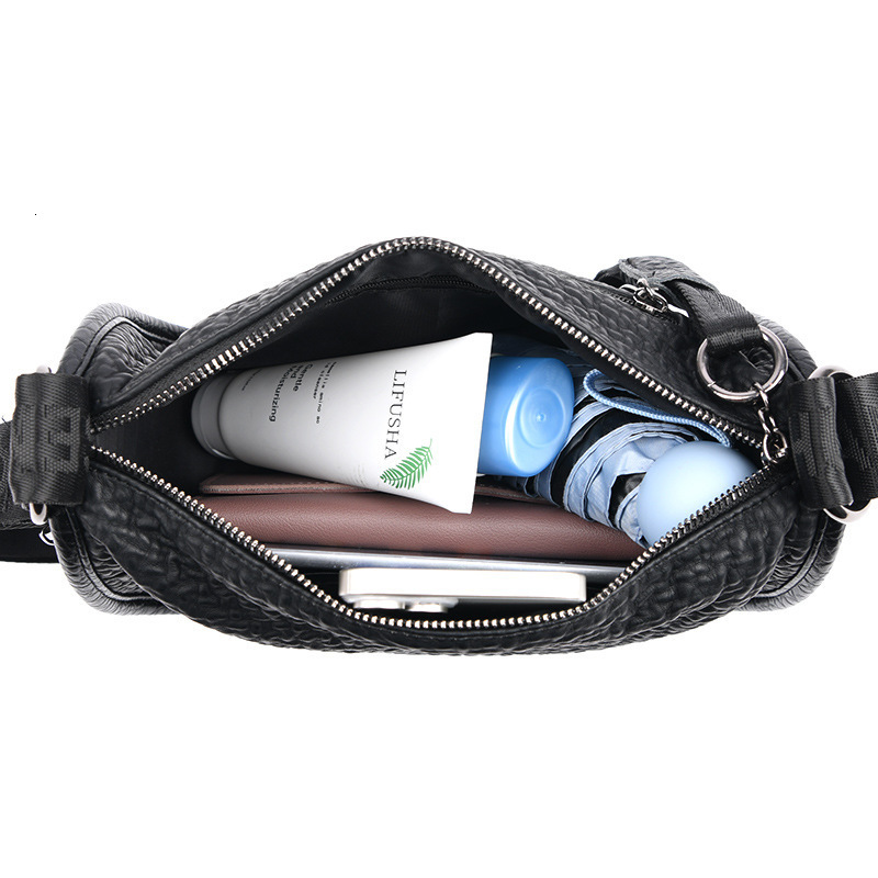 2025 Genuine Leather Womens Single Shoulder Crossbody Fashion Small Versatile Middleaged Mom Bag 250806