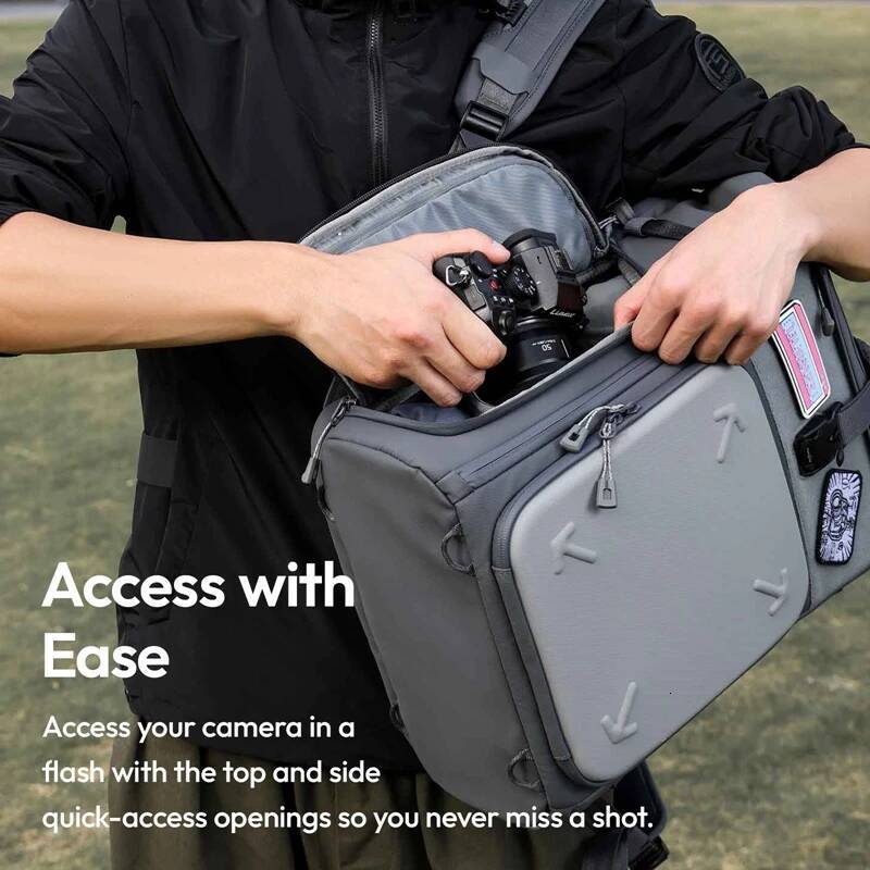 Ulanzi BP04 Hard Shell Camera Backpack 27L Travel Photography Content Creation Short Trip Bag for Outdoor Livestreaming Vlog high-quality