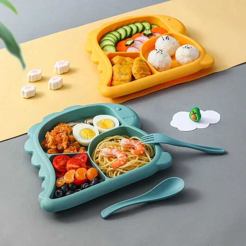 Baby Dinnerware Plate Food Feeding Set Items Toddler Gadgets Bowl Accessories Baby Dishes Kids Plate Infant Eating Set Stuff X250806
