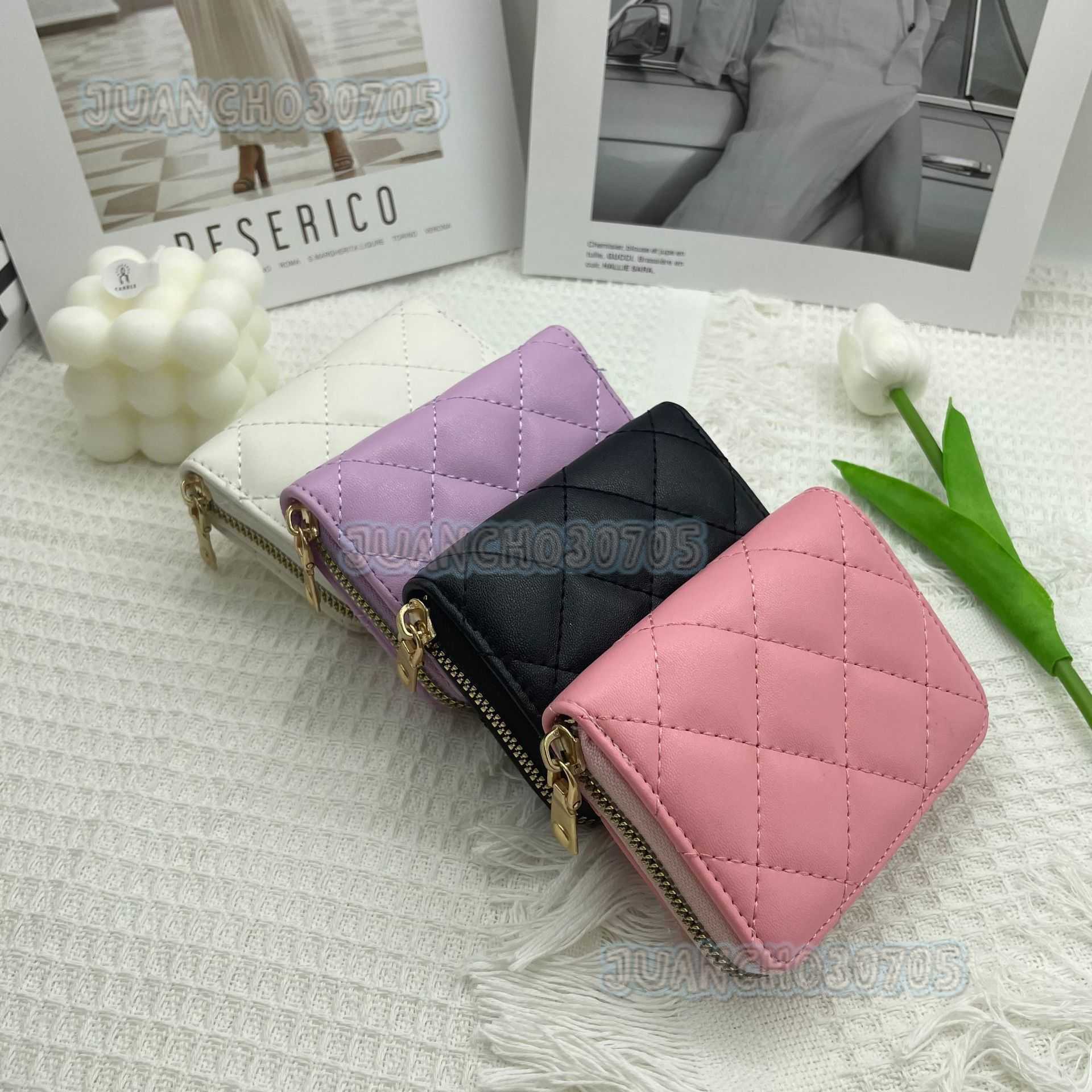 2025 Womens Protection Case Embroidered Lingge 9-card Organ Card Bag Small Zero Wallet H250806 TUES