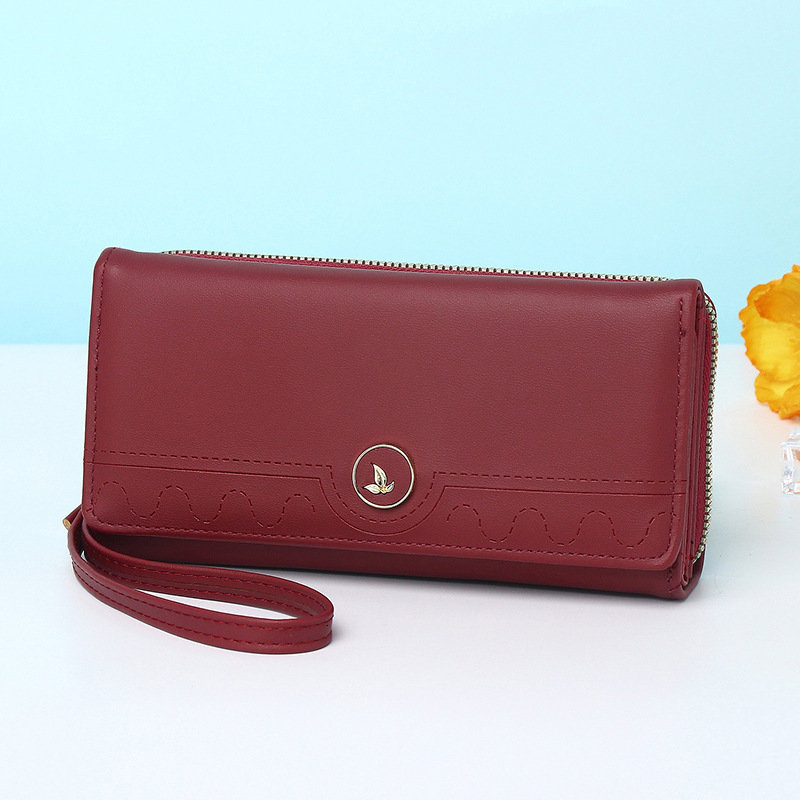 Women's New High-End Long for Women Large Capacity Fashion Simple 70% off Zipper Wallet