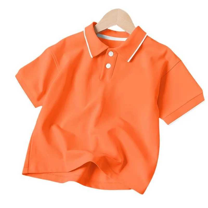 T-shirt for Boys Summer 2025 Polo Soft Cotton Baby Girls T Shirt Casual Kids Children Tops Tee Clothes Birthday Teen 1-8 Years X250806