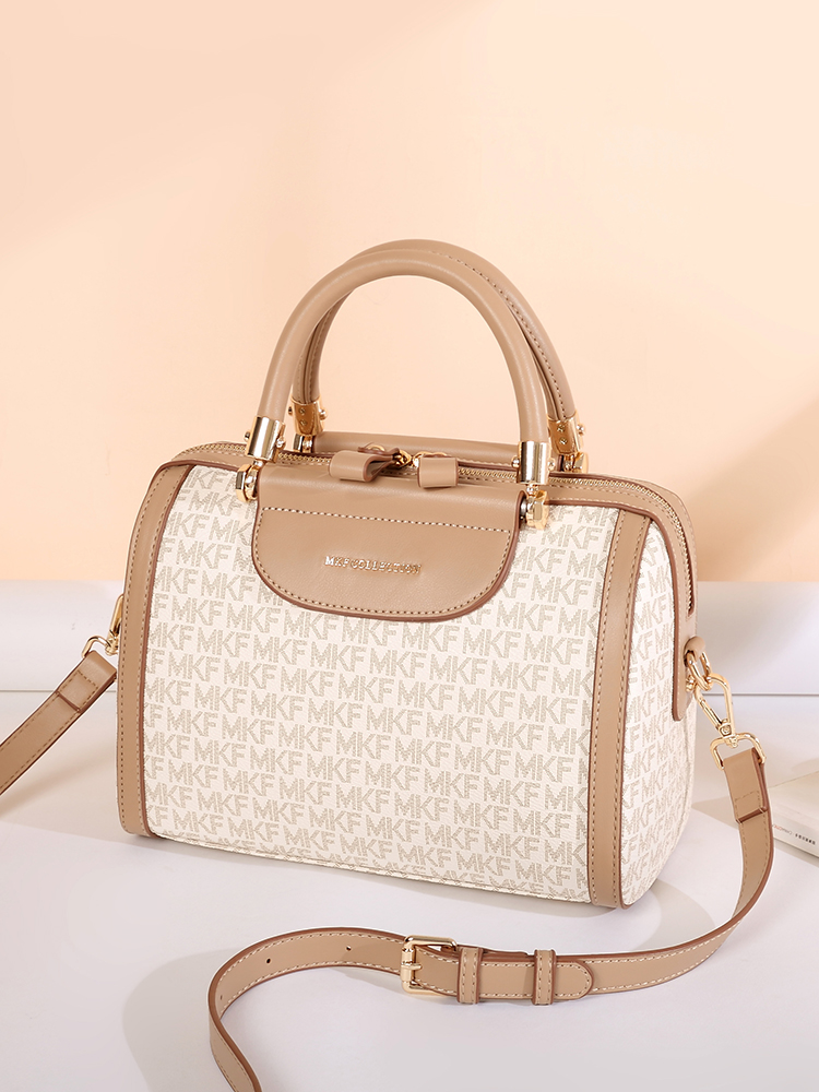 MKF designer bag free shipping Light luxury High quality casual fashion Boston bag letter versatile classic high-capacity handbag for woman