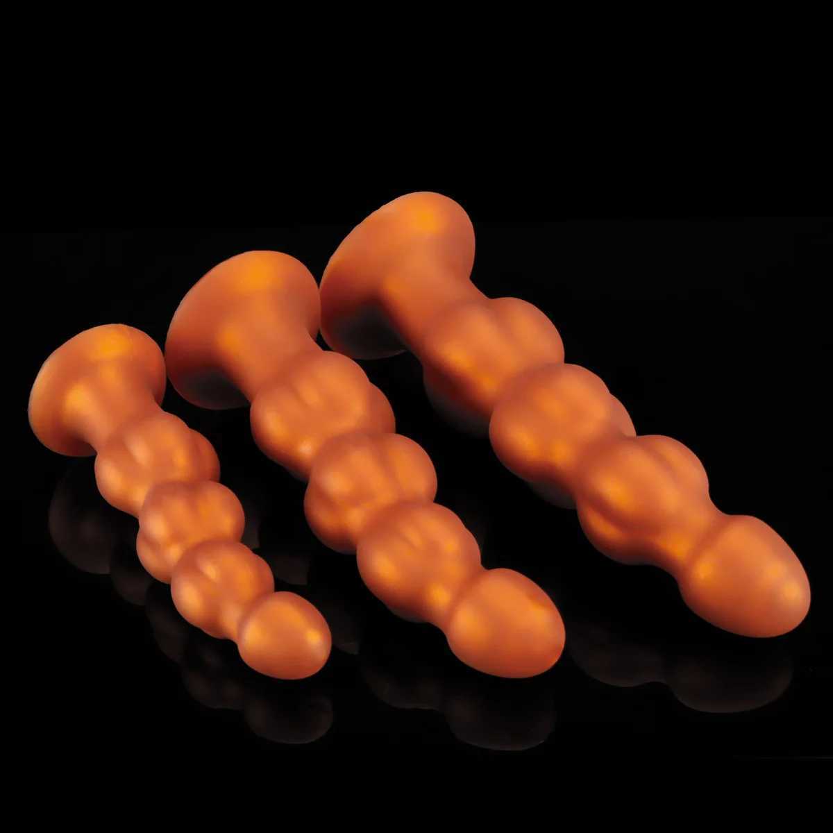 Anal Beads 4 Balls Silicone Butt Plug Adult Sex Toys for Women Men Prostate Massage Vaginal Ball Anal Stimulation Deep Dildos XJ250806