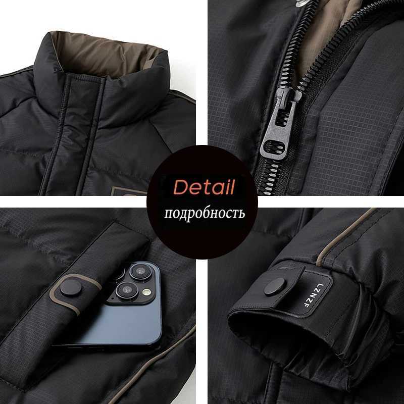 Winter Men Windproof Casual Duck Down Jackets Men Puffer Padding Outdoor Jacket Parkas Men Streetwear Loose Jackets Windbreaker W250806