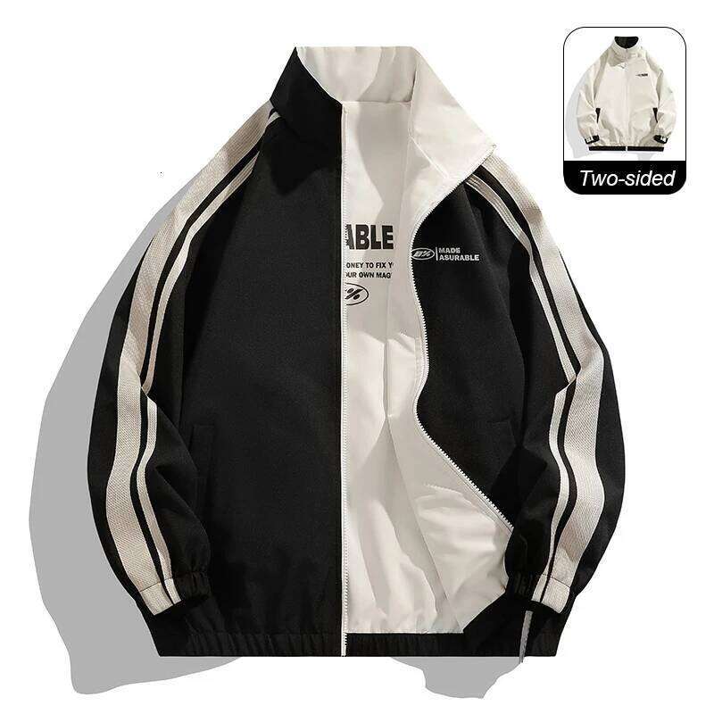 Designer Clothing 2025 New Jacket Two-Sided Long Sleeve Outdoor Men Women Reversible Windproof Coats Splashproof Double-Sided Jackets Couple Top