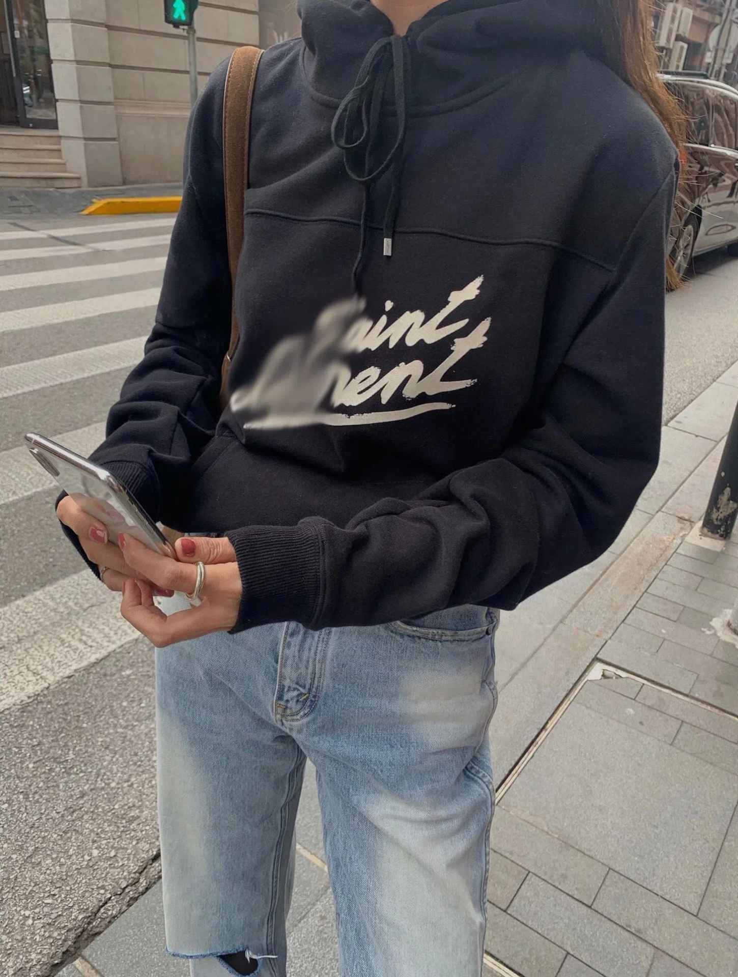 saint hoodie sweater men's hoodies letter printed france Style Hooded Women's Hoodie Spring Autumn Jacket hoody Casual Sweatshirts Women pull Designer black jumper