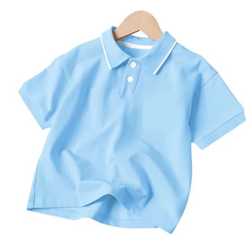 T-shirt for Boys Summer 2025 Polo Soft Cotton Baby Girls T Shirt Casual Kids Children Tops Tee Clothes Birthday Teen 1-8 Years X250806