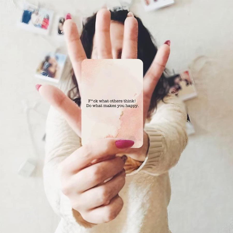 One box containing 53 "Affirmation Cards for Empowering Women - The Daily Motivation and Inspiration of Villains" - The perfect gift for wom