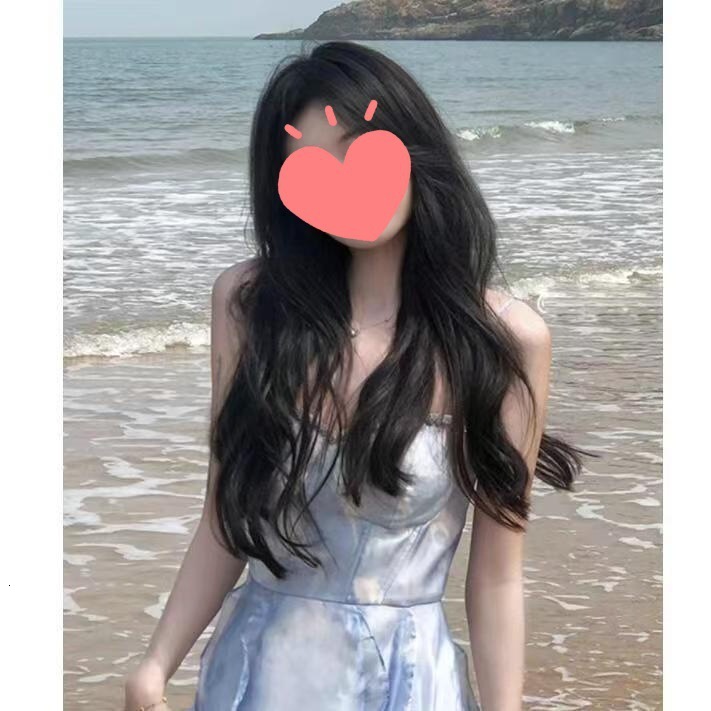 2025 summer fashion French style blue strapless dress, fairy summer high-end design, sexy and niche super fairy princess beach vacation long dress, ne