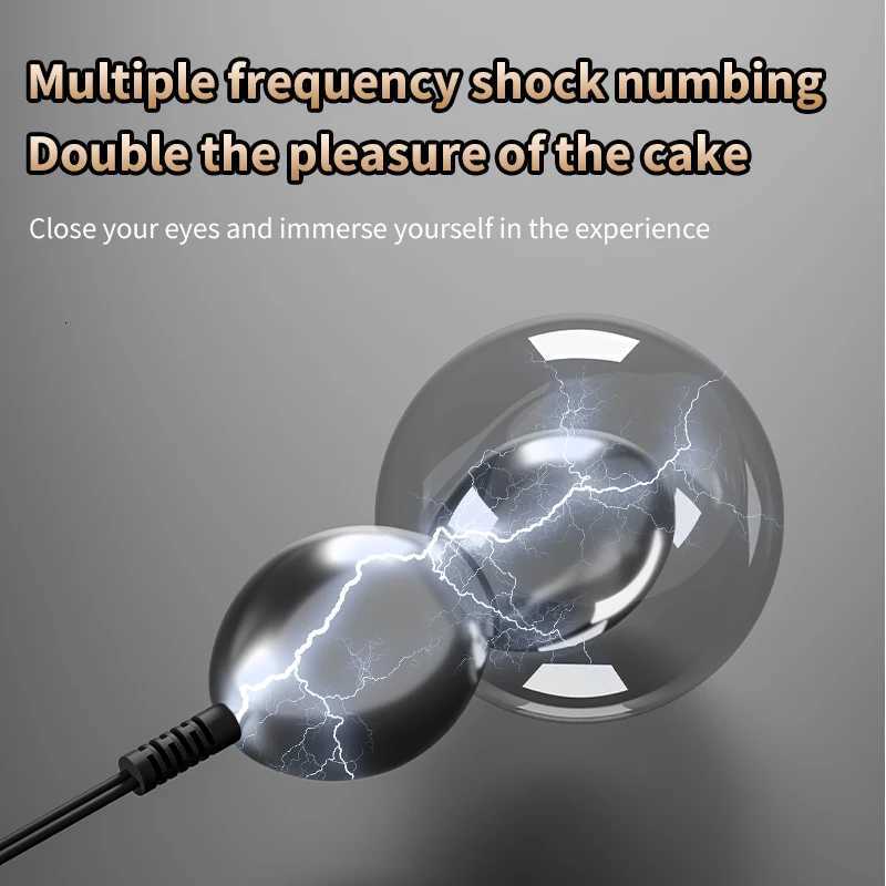 Electric Shock Butt Plug Electric Stimulation Metal Anal Blockage/Plug Dilator Electric Stimulation Prostate Massager G-Spot Stimulator XJ250806